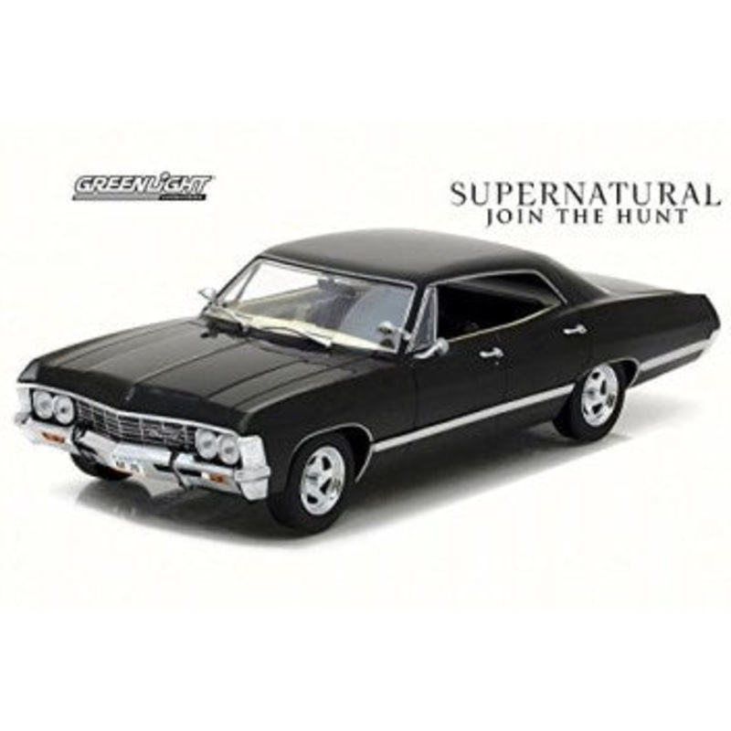 Greenlight - 1/24 Chev Impala Sport Sedan 1967 (Supernatural '05) (Black)