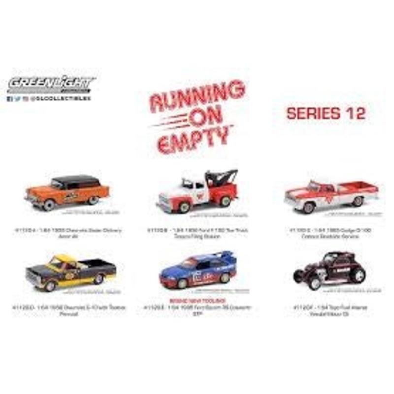 Greenlight - 1/64 Running On Empty Series 12 (Assorted / Sold Individually)