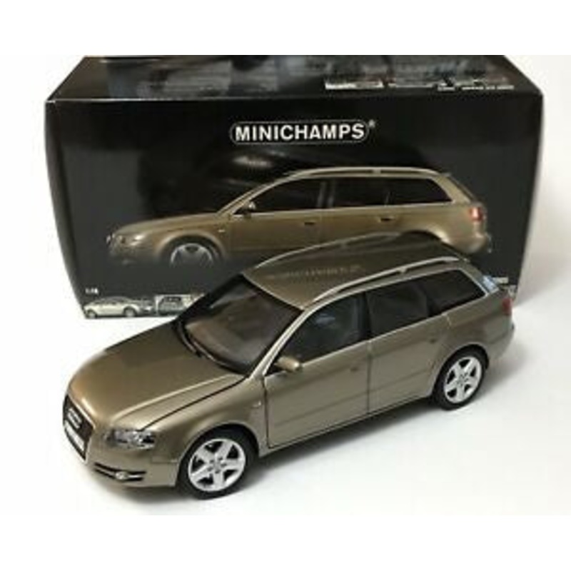 Minichamps - 1/18 Audi A4 Avant 2005 Beige Metallic
