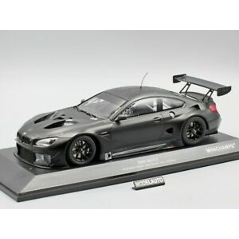 Minichamps - 1/18 BMW M6 GT3 Plain Body Version Matt Black 2016