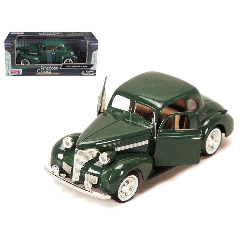 Motor Max - 1/24 Chevrolet Coupe 1939 (Arabian Green)