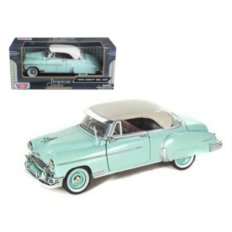 Motor Max - 1/24 Chevy Bel Air 1950 (Light Green)