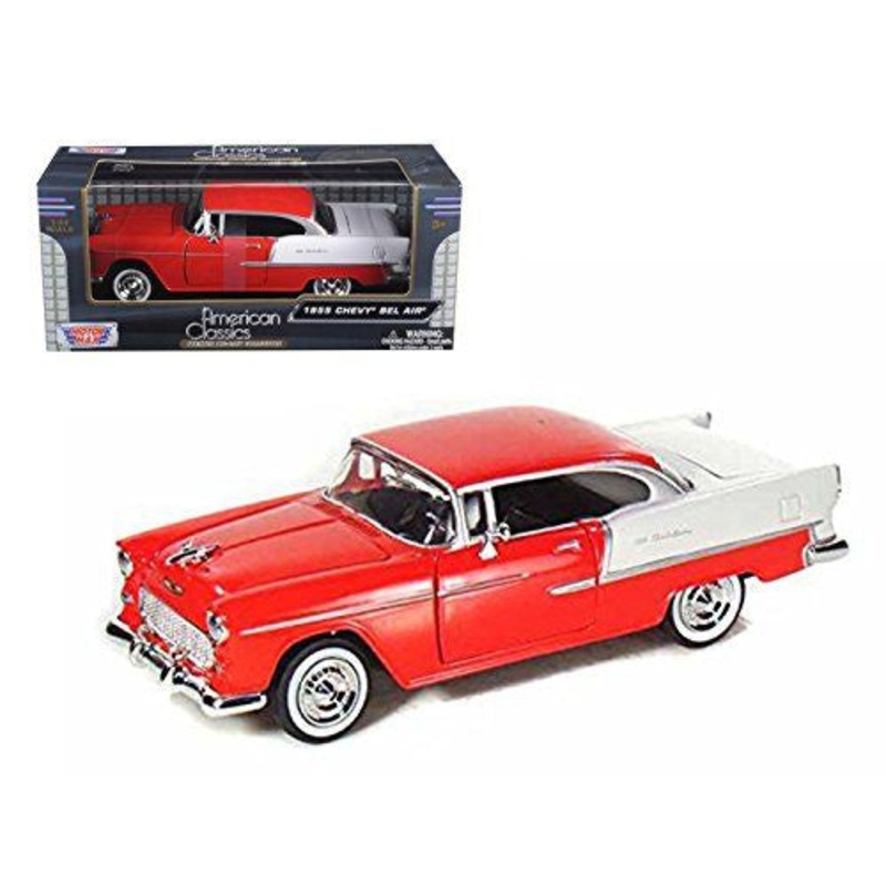 Motor Max - 1/24 Chevy Bel Air 1955 (Red)