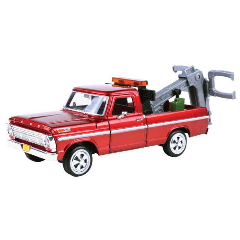 Motor Max - 1/24 Ford F-100 Pickup 1969 (Burgundy)