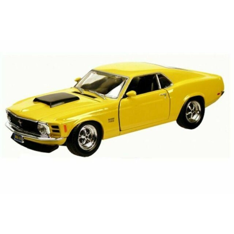 Motor Max - 1/24 Ford Mustang Boss 429 1970 (Yellow)