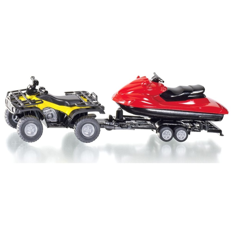 Siku - 1/50 Quadbike W/ Jetski & Trailer