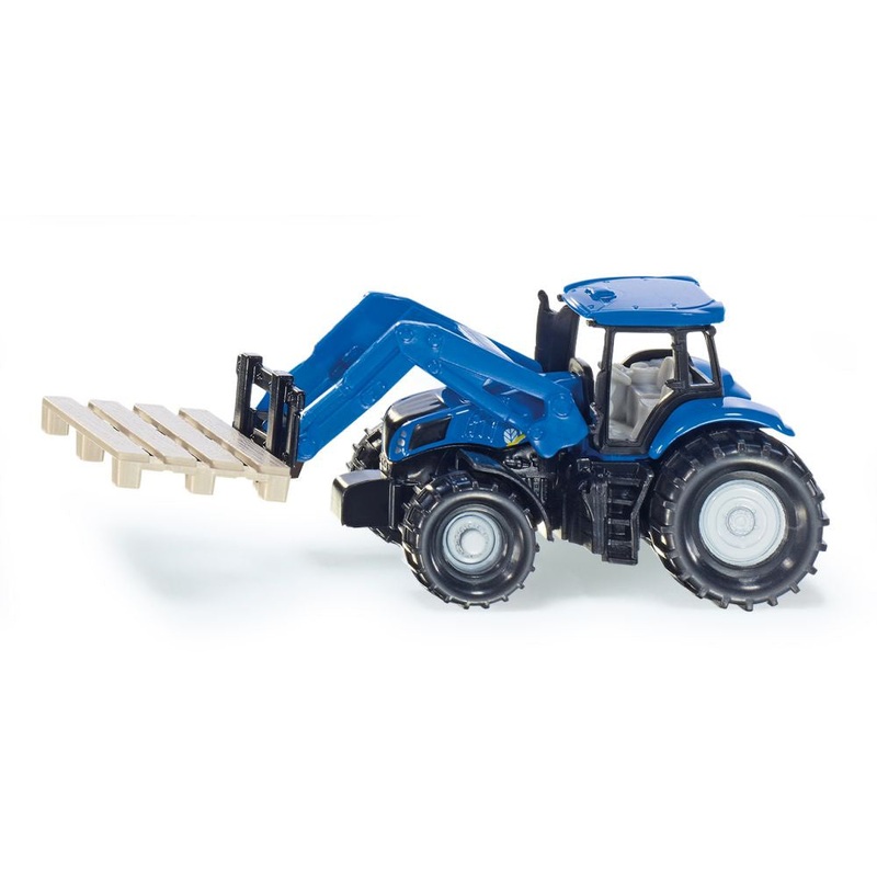 Siku - New Holland Tractor W/ Fork for Pallets