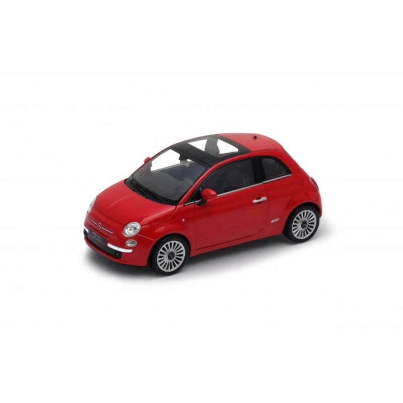 Welly - 1/24 Fiat 500 2007 (Red)
