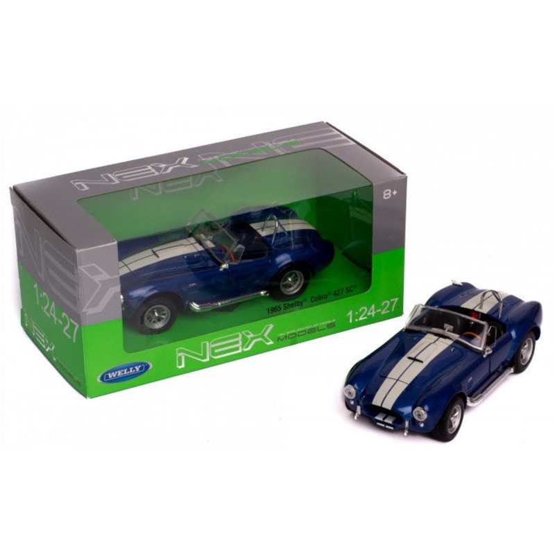 Welly - 1/24 Shelby Cobra 427 SC 1965 (Blue)