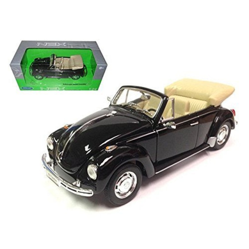 Welly - 1/24 VW Beetle Convertible (Black)