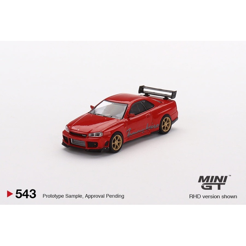 Mini GT - 1/64 Nissan GT-R (R34) Tommykaira R-Z (Red)