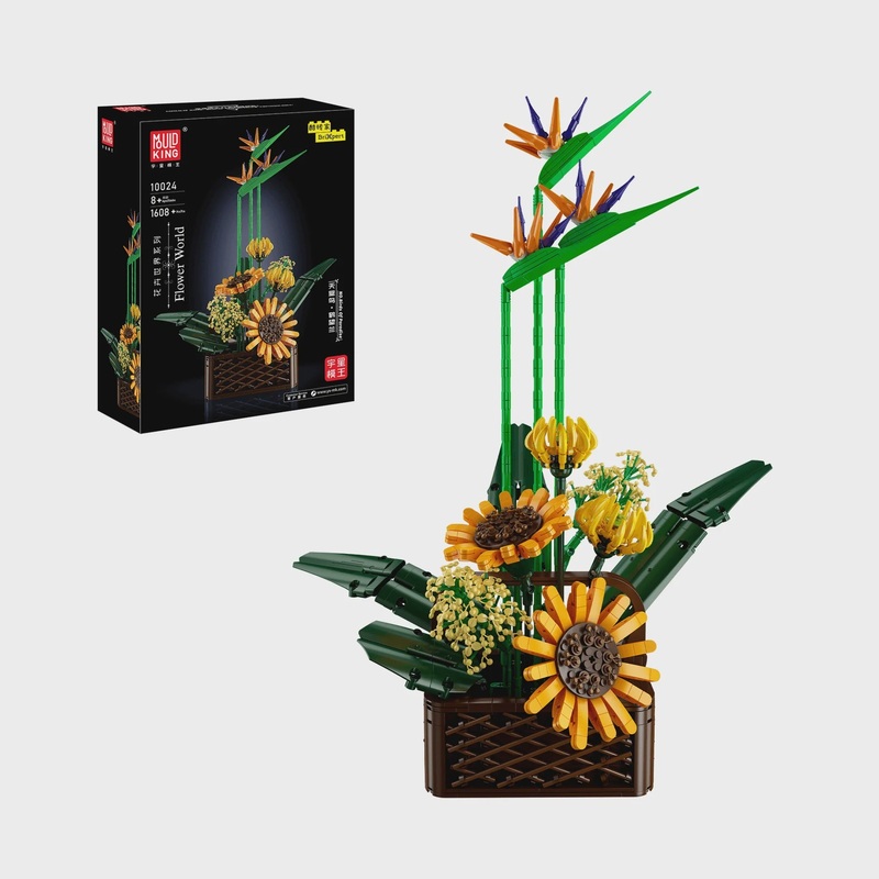 Mould King - Flower World - Birds of Paradise (48cm tall) 1608pcs