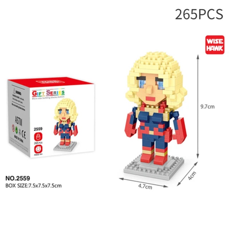 Wisehawk - Captain Marvel Micro Block (265pcs)