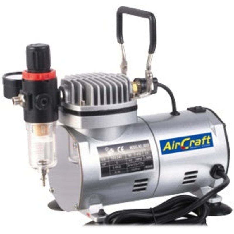 AirCraft - Mini Air Compressor -Piston type w/Regulator & Watertrap (1cyl)