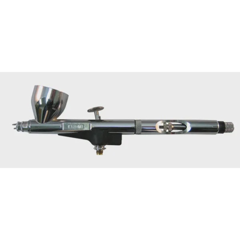 Badger - Krome Airbrush Gravity Feed w/ 4.75ml cup (Ultra-Fine & Fine Needle/Nozzle) (RK-1)