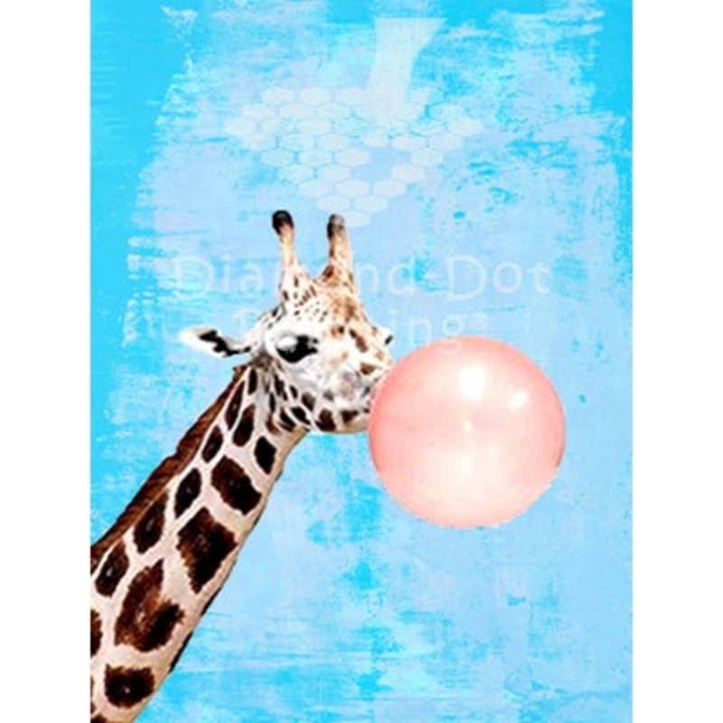 Diamond-Dot - DDP0303 - Bubble Giraffe (30x40) Full (Not Framed)
