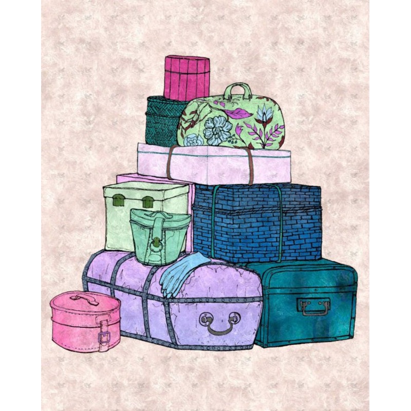 Diamond-Dot - DDP1126 - Travels (40x50) Full (Framed)