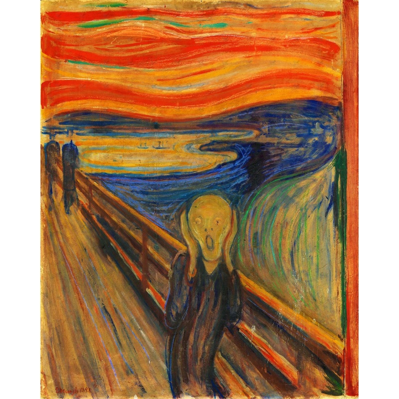 Diamond-Dot - DDP1224 - The Scream (40x50) Full (Framed)