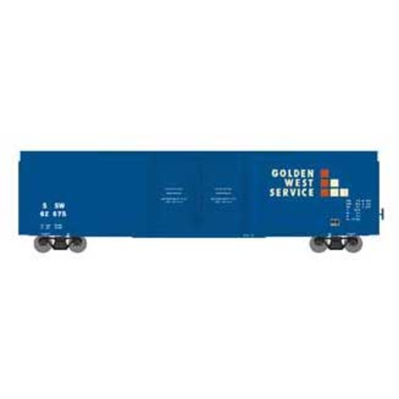 Athearn 90519 HO Scale 60' Hi-Cube Boxcar Double Door Boxcar Golden West SSW 62675