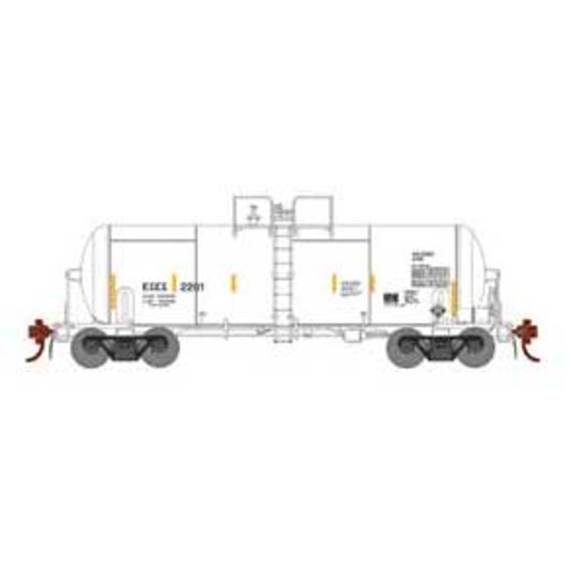 Athearn Genesis G25638 HO Scale 13,600 Gallon Acid Tank Car Kennecott Copper KCCX 2201