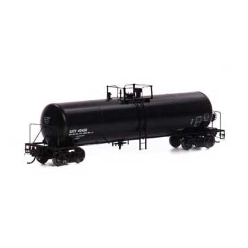 Athearn Genesis G40158 HO Scale GATC 20,000 Gal Tank Car Black Early GATX 45436