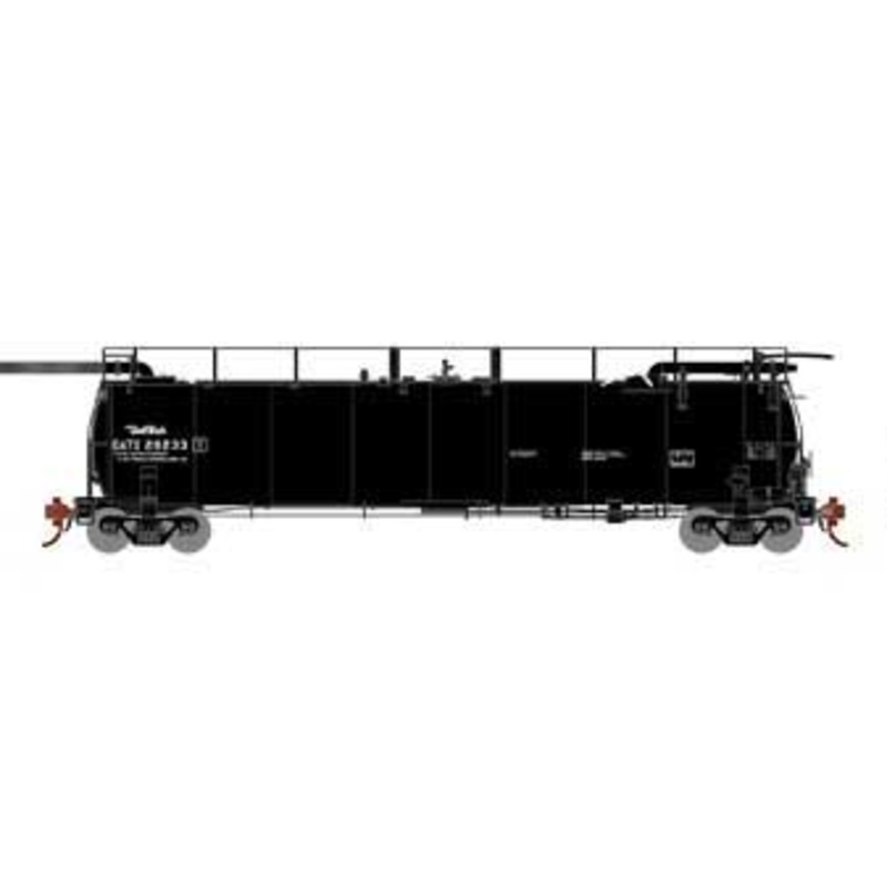 Athearn Genesis G67939 HO Scale Tank Train "Small Logo" GATX 28233