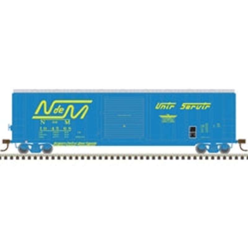 Atlas 20005641 HO Scale 50' Berwick Boxcar Nacionales de Mexico NdeM 104568