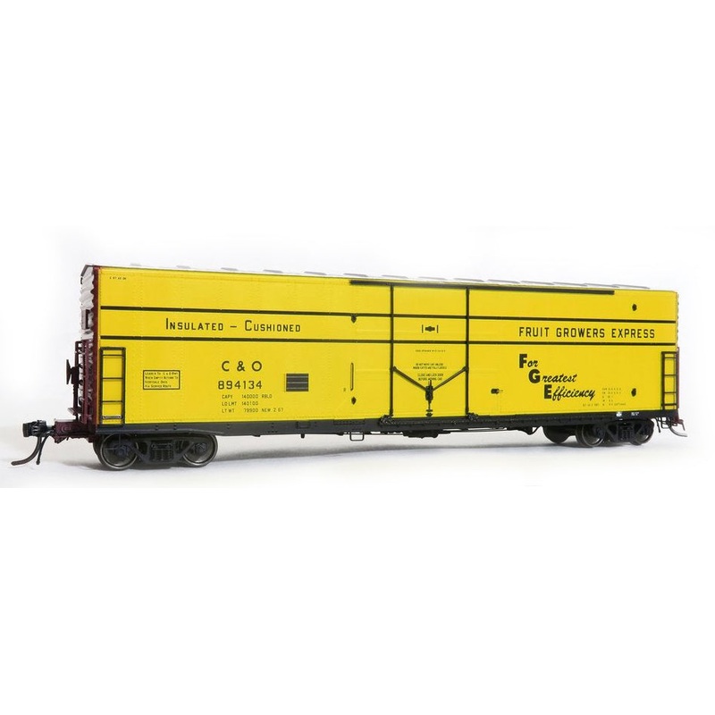 Moloco Trains 42004-04 HO Scale FGE 50' RBL Chesapeake & Ohio Builders Scheme C&O 894134