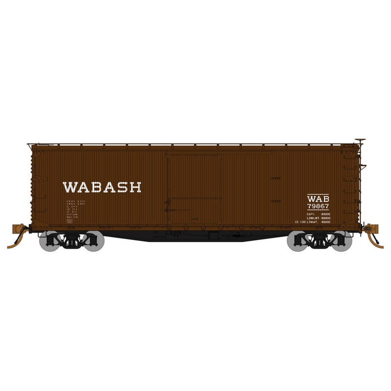 Rapido Trains 130114A HO Scale 40' USRA Boxcar Wabash WAB # Varies