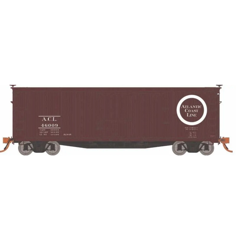 Rapido Trains 130116A HO Scale 40' DS Boxcar Atlantic Coast Line #s Vary
