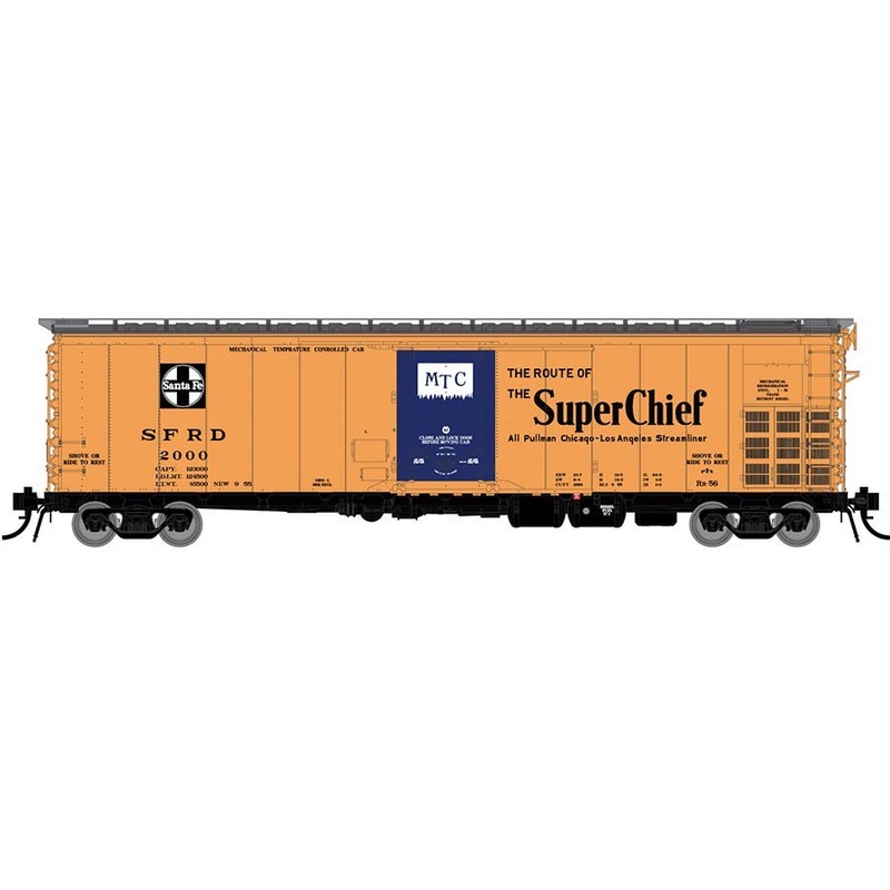 Rapido Trains 156001A HO Scale RR-56 Reefer Santa Fe Super Chief SFRD # Varies