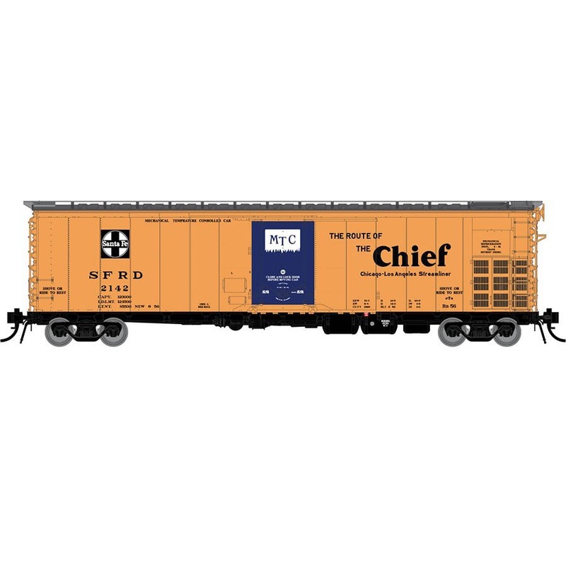 Rapido Trains 156004A HO Scale RR-56 Reefer Santa Fe The Chief SFRD # Varies