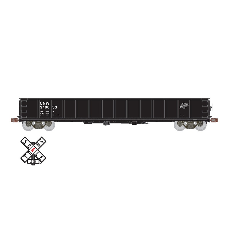 ScaleTrains Kit Classics 1152 CB&Q Havelock Shops 52'6" Gondola Chicago & NorthWestern CNW 340268