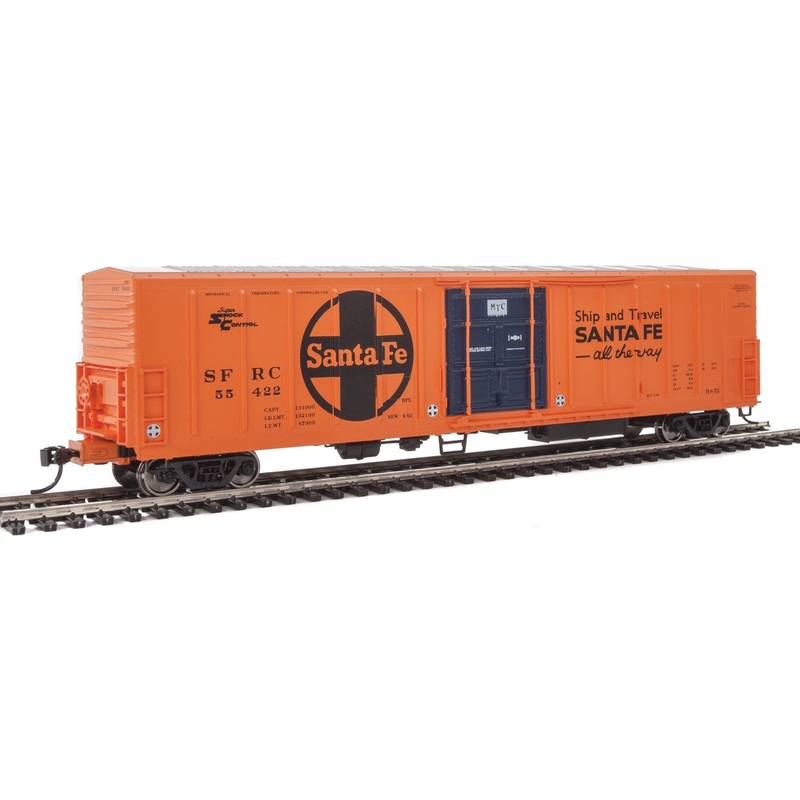 Walthers Mainline 910-3937 HO Scale 57' Mechanical Reefer "MTC" Santa Fe SFRC 55422