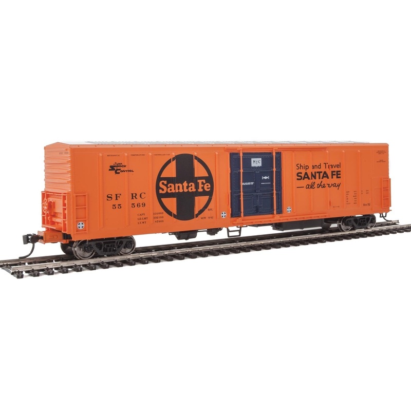 Walthers Mainline 910-3938 HO Scale 57' Mechanical Reefer "MTC" Santa Fe SFRC 55569