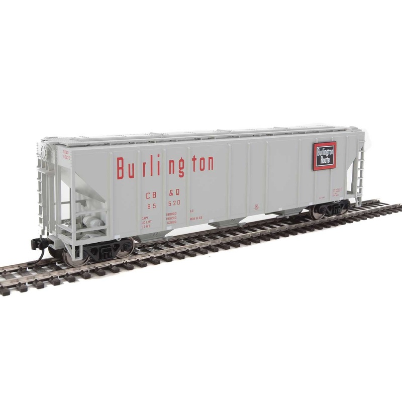 Walthers Mainline 910-7463 HO Scale 50' PS-2 CD 4427 Covered Hopper Burlington CB&Q 85520