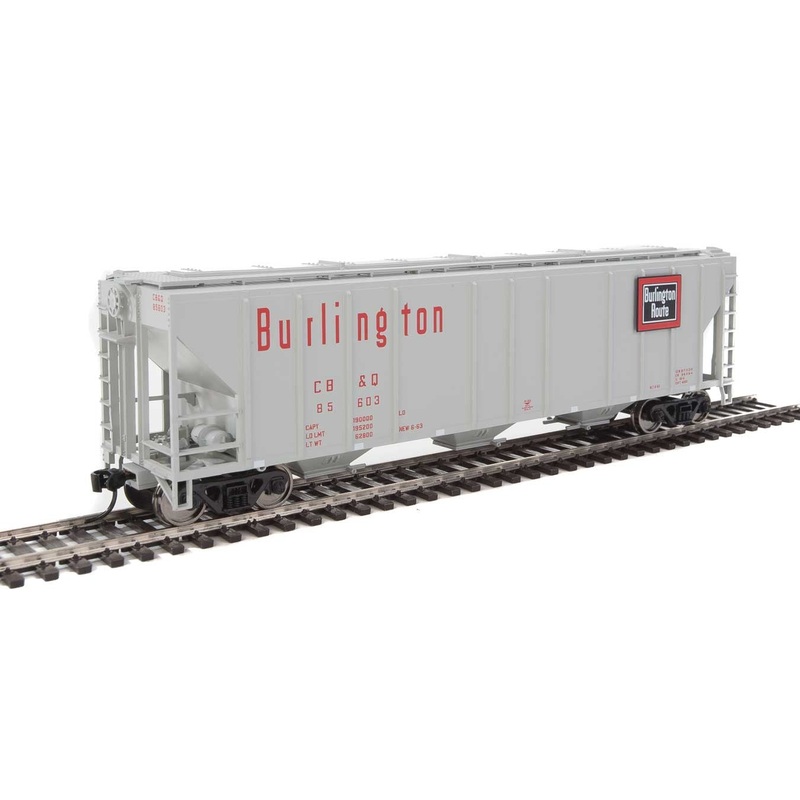 Walthers Mainline 910-7464 HO Scale 50' PS-2 CD 4427 Covered Hopper Burlington CB&Q 85603
