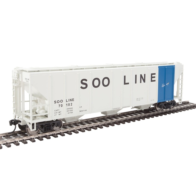 Walthers Mainline 910-7475 HO Scale 50' PS-2 CD 4427 Covered Hopper SOO Line 70182