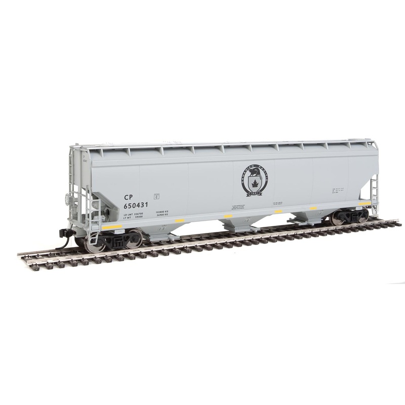 Walthers Mainline 910-7637 HO Scale 60' NSC 5150 3 Bay Covered Hopper Canadian Pacific CP 650431