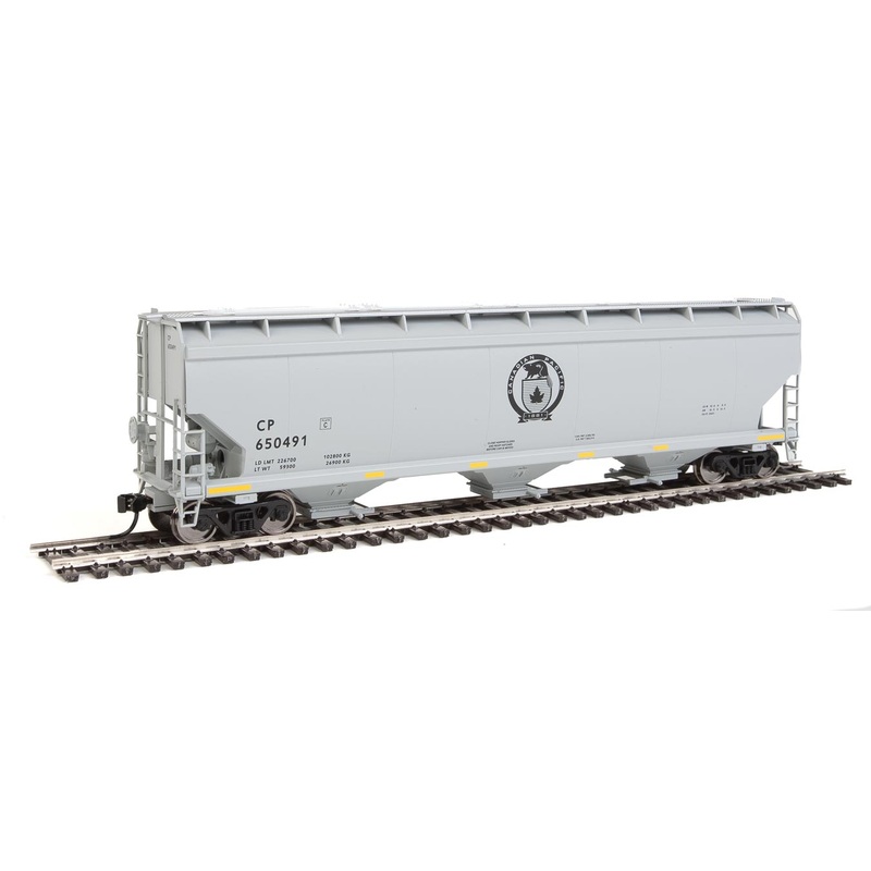 Walthers Mainline 910-7640 HO Scale 60' NSC 5150 3 Bay Covered Hopper Canadian Pacific CP 650491