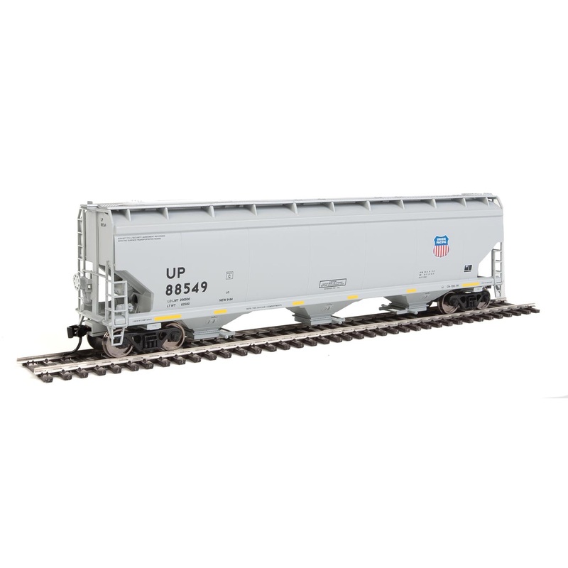 Walthers Mainline 910-7653 HO Scale 60' NSC 5150 3 Bay Covered Hopper Union Pacific UP 88549