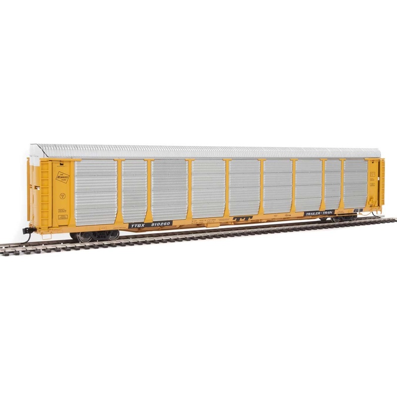 Walthers Proto 920-101340 HO Scale 89' Bi-level Auto Carrier MILW TTGX 910260