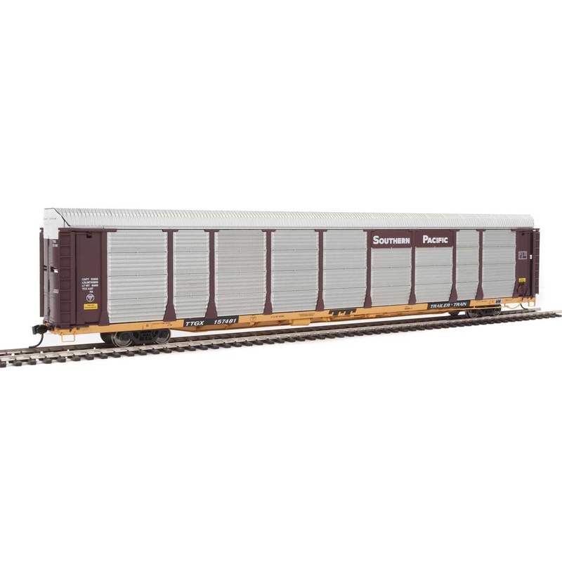 Walthers Proto 920-101343 HO Scale 89' Bi-level Auto Carrier Southern Pacific SP TTGX 157481