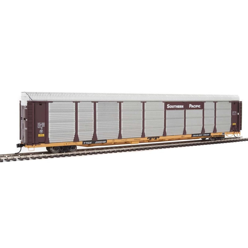 Walthers Proto 920-101345 HO Scale 89' Bi-level Auto Carrier Southern Pacific SP TTGX 255048