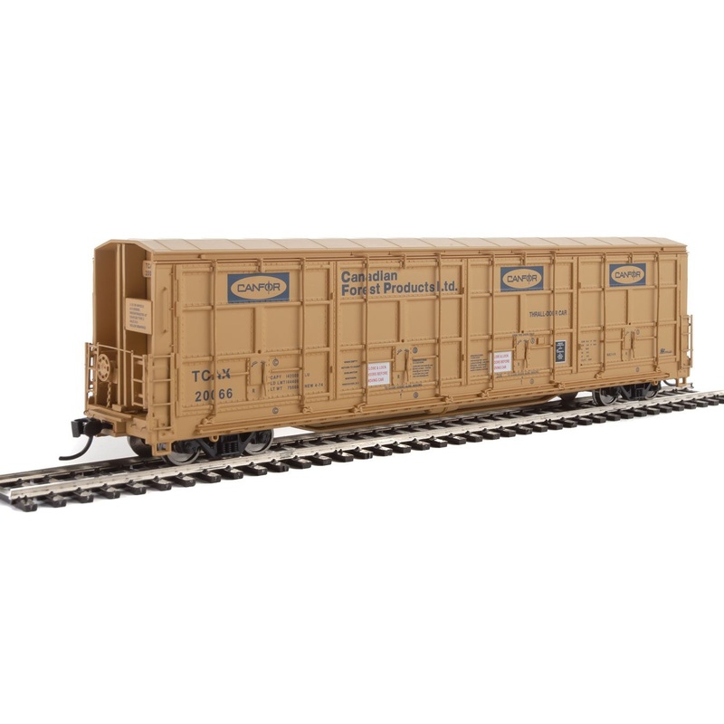 Walthers Proto 920-101922 HO Scale All-Door Boxcar Canfor TCAX 20066