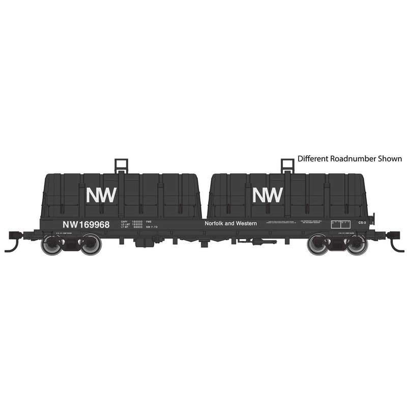 Walthers Proto 920-105253 HO Scale 50' Evans Cushion Coil Car Norfolk & Western N&W 169991
