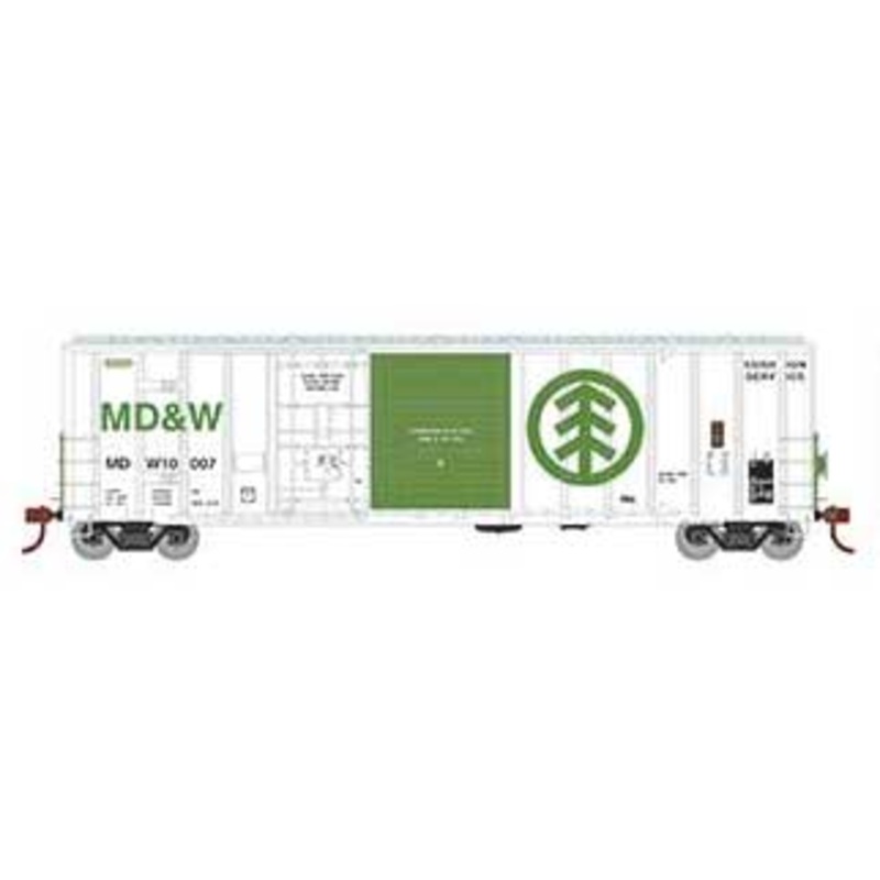 Athearn 26744 HO Scale 50' FMC Combo Door Boxcar MD&W 10007