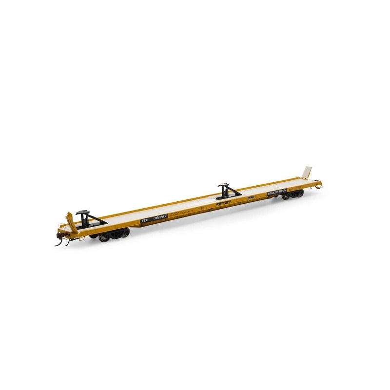 Athearn Genesis G69595 HO Scale F89-F TOFC Flatcar Trailer Train Yellow TTX 151267