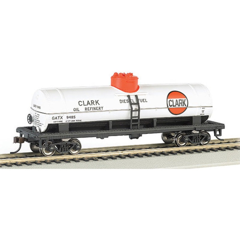 Bachmann 17809 HO Scale Single Dome Tank Car Clark GATX 9485