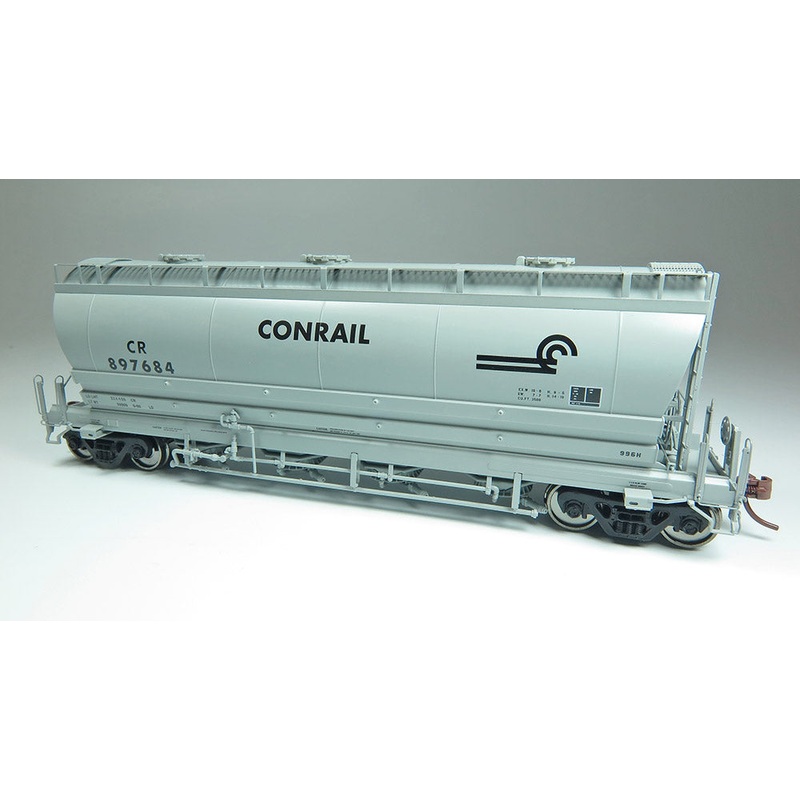 Rapido Trains 133008A HO Scale Flexi Flow Covered Hopper (1988 996H Class) Conrail CR # Varies